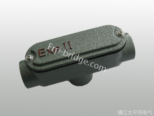 防(fang)爆穿(chuan)線後(hou)蓋三(san)通穿(chuan)線盒(he)